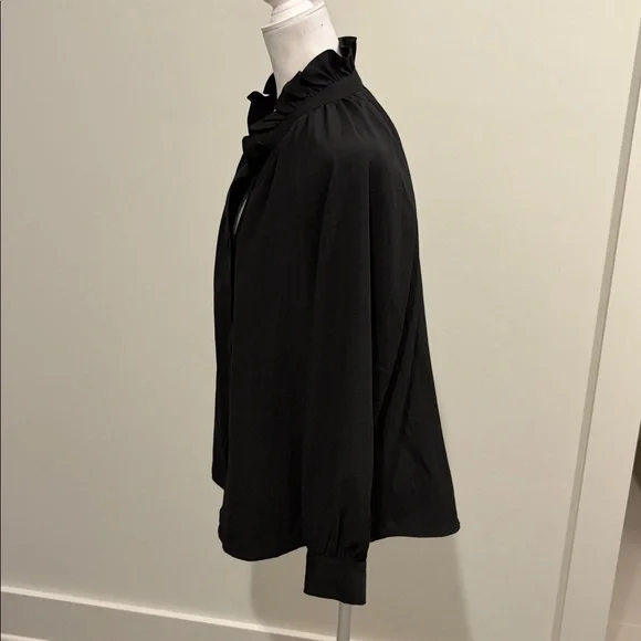 New Without Tags Tuckernuck Pomander Place Harlee Ruffle Collar Blouse Sz M - Picture 6 of 13